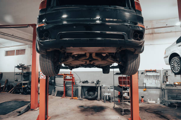 istock The lift for cars 1393755172
