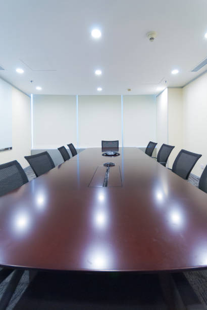 istock Conference table close-up-stock photos 1393756081