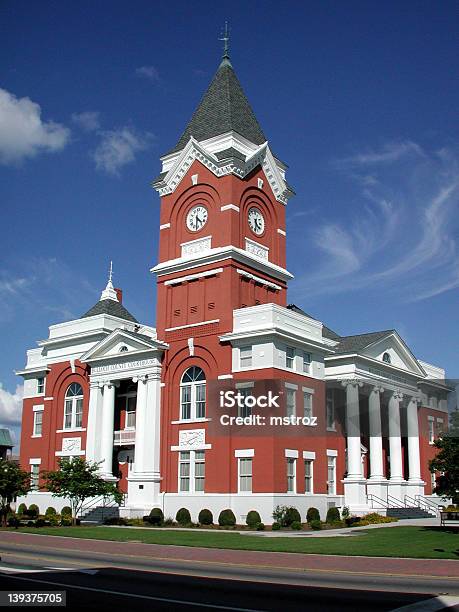 Courthouse - Fotografias de stock e mais imagens de Geórgia - Sul dos Estados Unidos - Geórgia - Sul dos Estados Unidos, Cena Rural, Palácio de Justiça