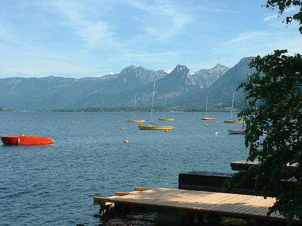 istock Boats on Austrian lake 139376015