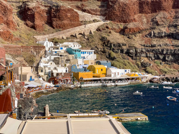 istock Ammoudi bay on Santorini island, Greece 1393762235