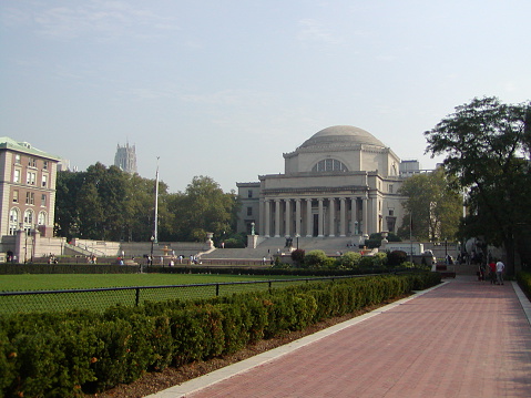 Taken during the Summer of 2002 at Columbia University. The domed building is the Low Library (Administration Building).