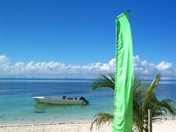 Beachfront stock photo