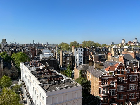 Panoramic view of Knightsbridge, London