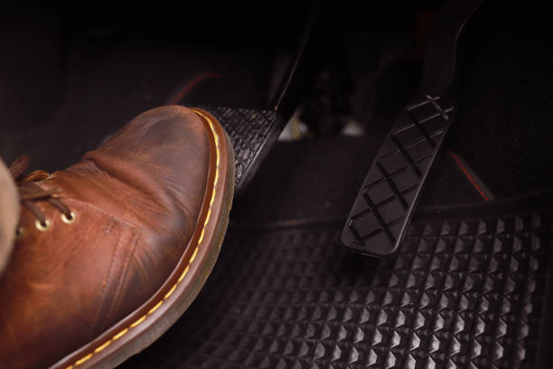 istock The driver checking car brake pads every time before traveling long distances to reduce accidents 1393765151