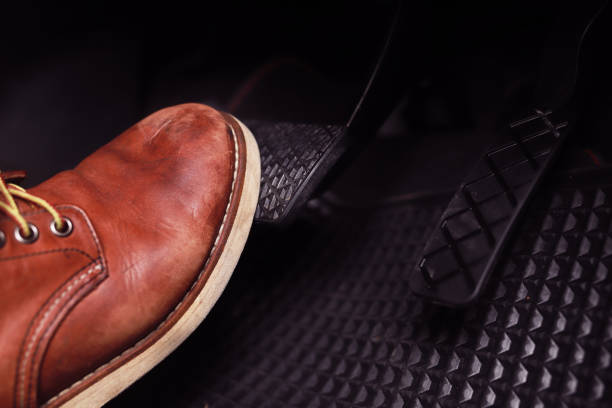 istock The driver checking car brake pads every time before traveling long distances to reduce accidents 1393765971