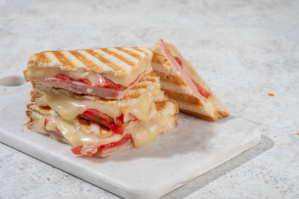 istock grilled ham and cheese sandwich 1393767636