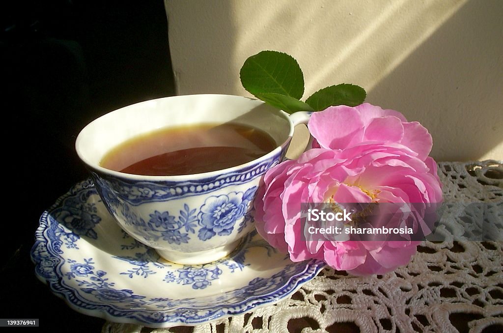 Entspannende Tasse Tee - Lizenzfrei Alternative Medizin Stock-Foto