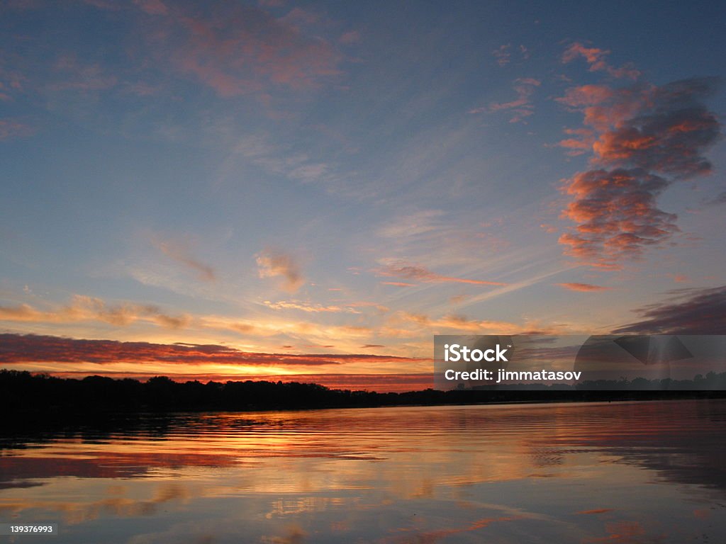 Sonnenaufgang-Sky - Lizenzfrei Blau Stock-Foto