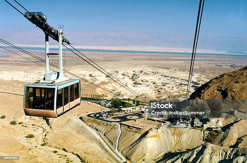 Israel. Eine Seilbahn die Festung Masada - Lizenzfrei Antiker Gegenstand Stock-Foto