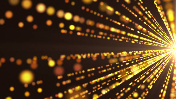 istock Abstract golden dust particle background 1393772255
