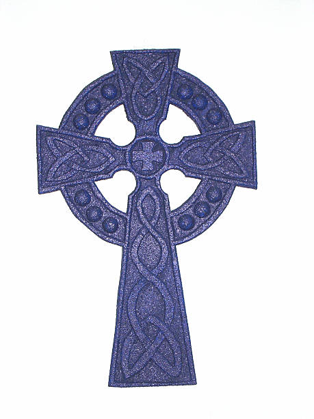 circle и крест - celtic culture tied knot northern ireland cross стоковые фото и изображения