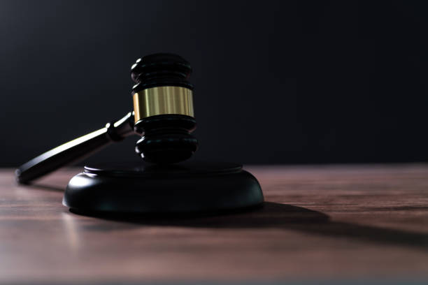 istock Wooden gavel on the table 1393775804