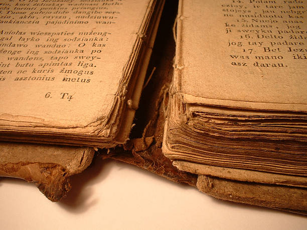 istock Close-up of an old book 139377855