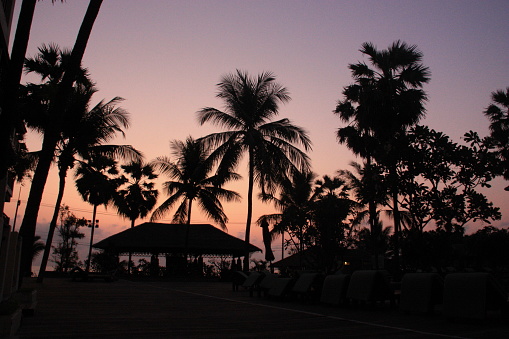 Romantic Sunset at the beach
