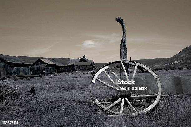 Left For Dead Stock Photo - Download Image Now - Black And White, Ghost Town, Horizontal