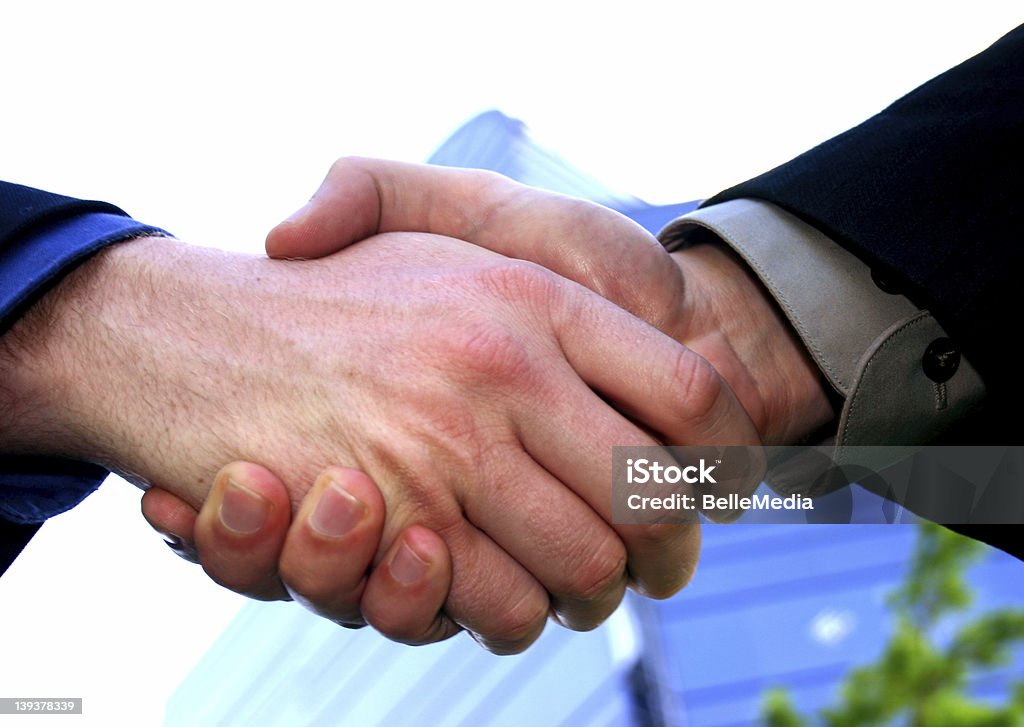 A Done Deal Shake on it Agreement Stock Photo