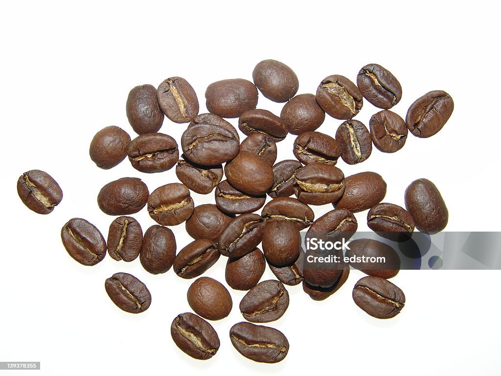 Coffee beans Several large beans Bean Stock Photo