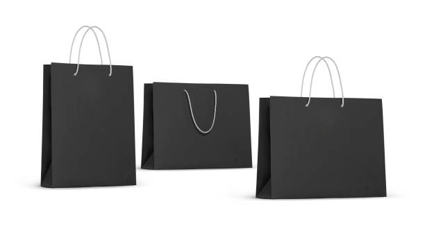 istock black paper bag isolated on a white background 1393786862