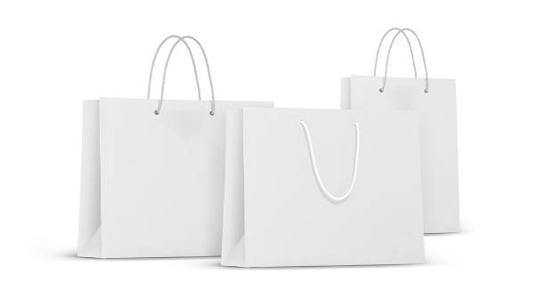 istock White paper bag isolated on a white background 1393786863
