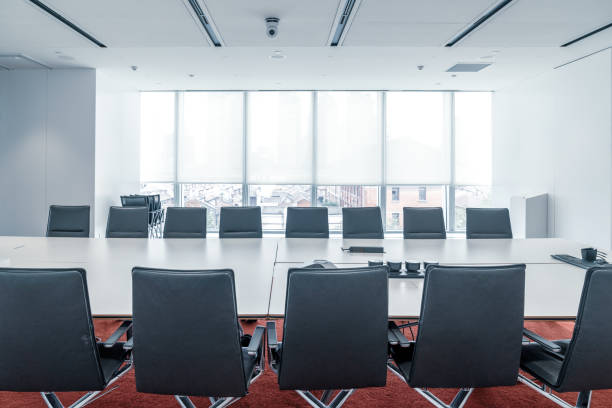 istock Business meeting room or Board room interiors. 1393786876