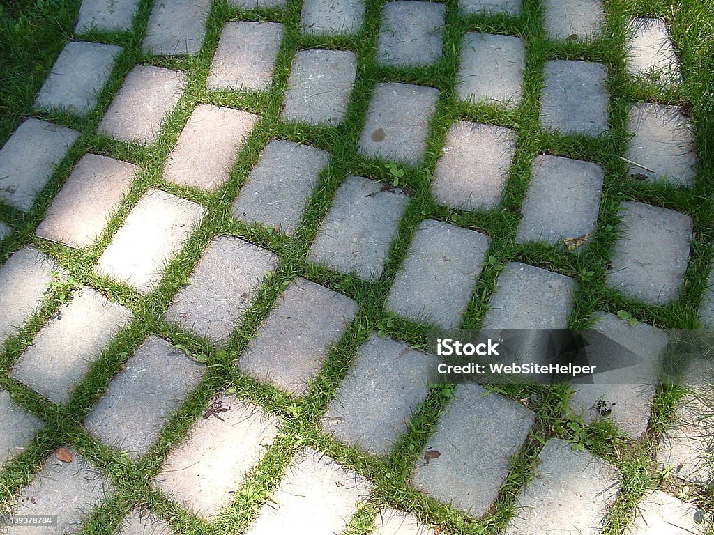 Brick Walk, Nahaufnahme - Lizenzfrei Fotografie Stock-Foto