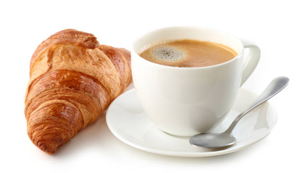 istock croissant and coffee 1393789533