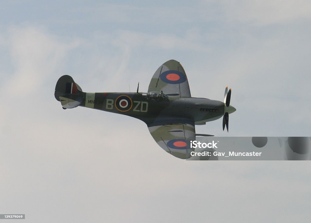 Spitfire - Lizenzfrei Jagdflugzeug Stock-Foto