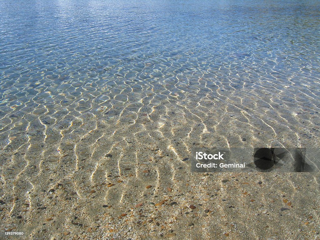 Water, Water Everywhere 2 Lovely shallow sun/water patterns from Lake Tahoe. Very easy to discern sandy bottom with several pebbles. Backgrounds Stock Photo