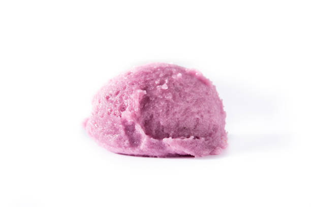 istock Blueberry ice cream scoop 1393791914