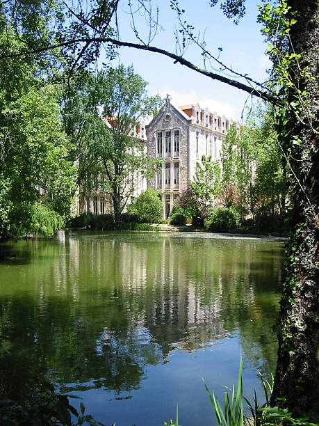 istock Military school through the trees 139379350