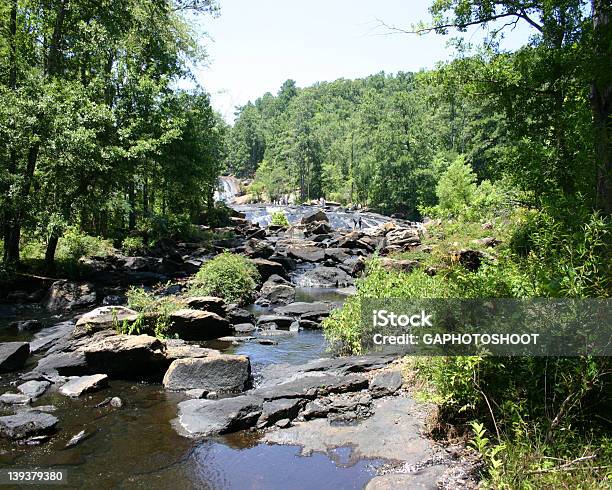 Waterfall Rocks River Stock Photo - Download Image Now - Georgia - US State, Horizontal, Nature