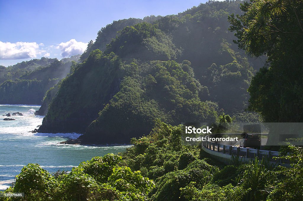 Estrada para Hana - Foto de stock de Hana - Maui royalty-free