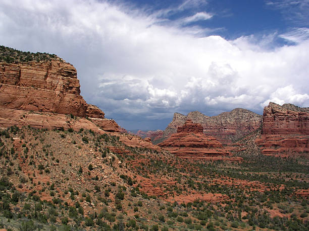 Tormenta en la Red Rocks - foto de stock