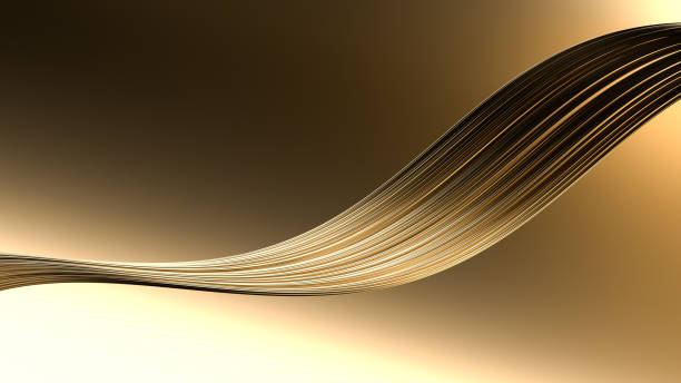 Free Stock Photo of Abstract golden liquid smooth background with waves ...
