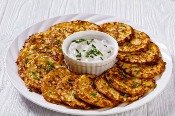 istock spelt flour pancakes on white plate, top view 1393799389
