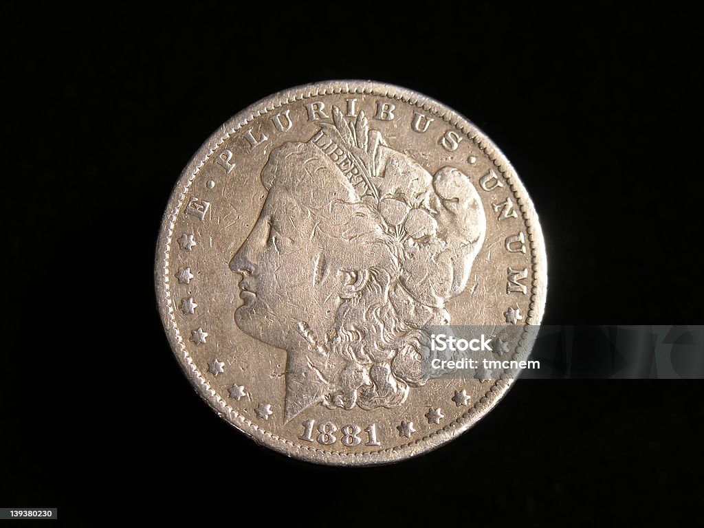 Morgan Silver Dollar monnaie - Photo de Acheter libre de droits