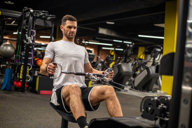 istock Working extra hard in the gym. Challenge yourself 1393812191
