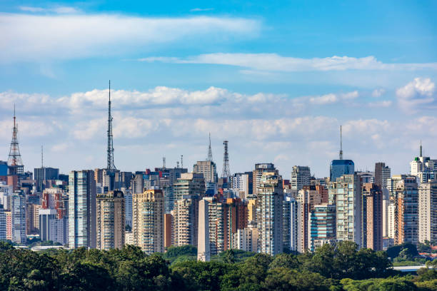 istock Sao Paulo downtown skyline 1393819215