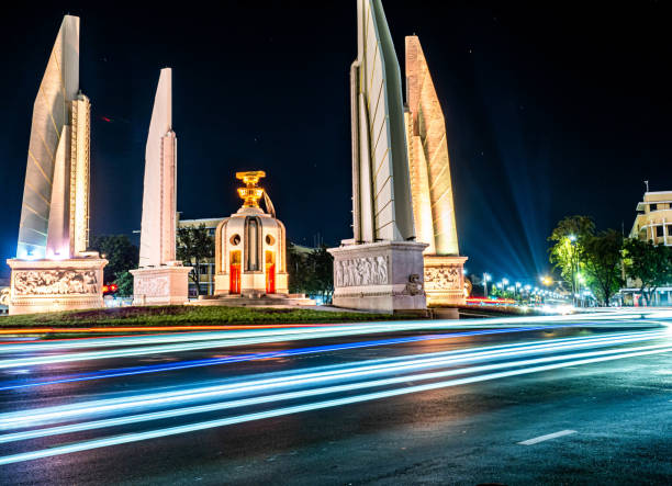 istock Democracy Monument in the night 1393826477