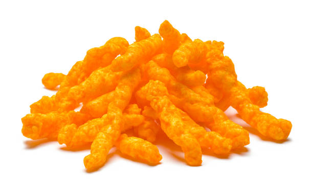 istock Crunchy Cheese Puff Pile 1393835037