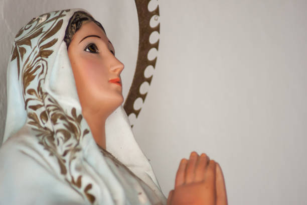 Virgin Mary figure in a church