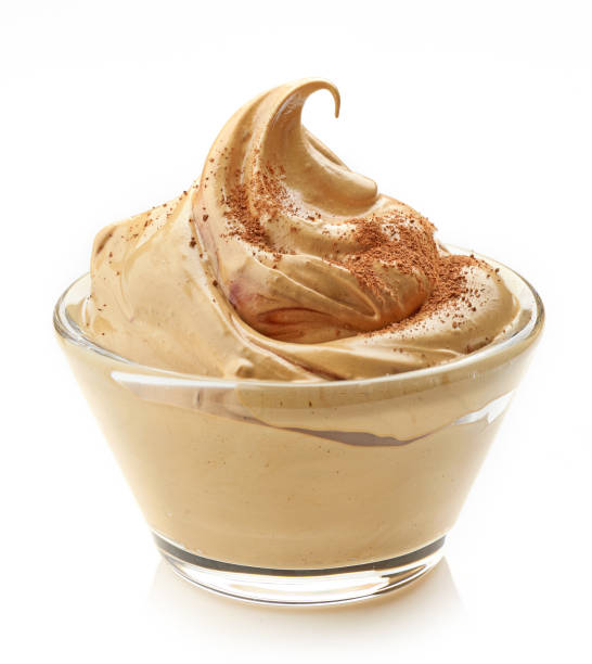 istock whipped caramel and coffee mousse dessert 1393837744
