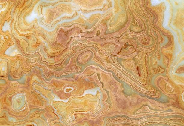 istock Slab marble onyx with brown, white and green colors. 1393840453