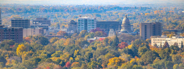 istock Boise, Idaho skyline in autumn 1393840622