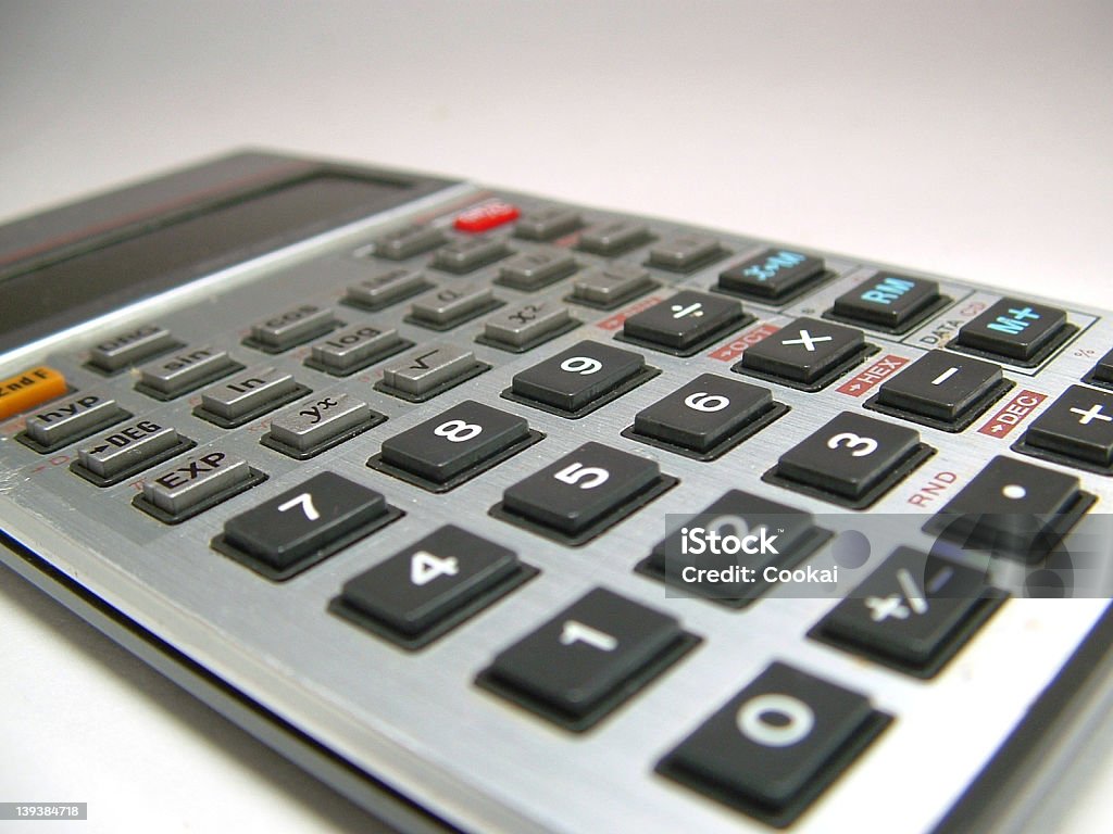 A calculadora - Royalty-free Calculadora Foto de stock