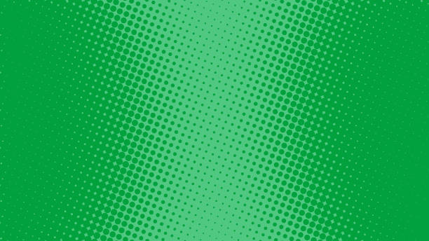 istock Bright turquoise green pop art background in retro comics book style. Cartoon superhero background with halftone dots gradient, vector illustration eps10 1393847993