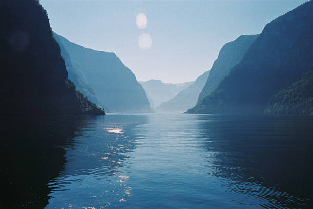 Norwegian Fjord stock photo