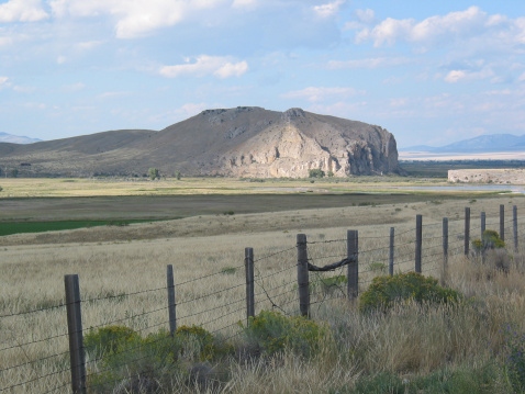 Montana's Beaverhead Rock near Dillon is historically linked with the Lewis and Clark Expedition. When Sacajawea spotted the formation, she knew the expedition had entered the land of her people, the Shoshones.