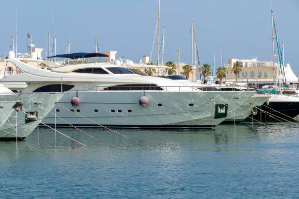 istock boats docked at the marina 1393853422